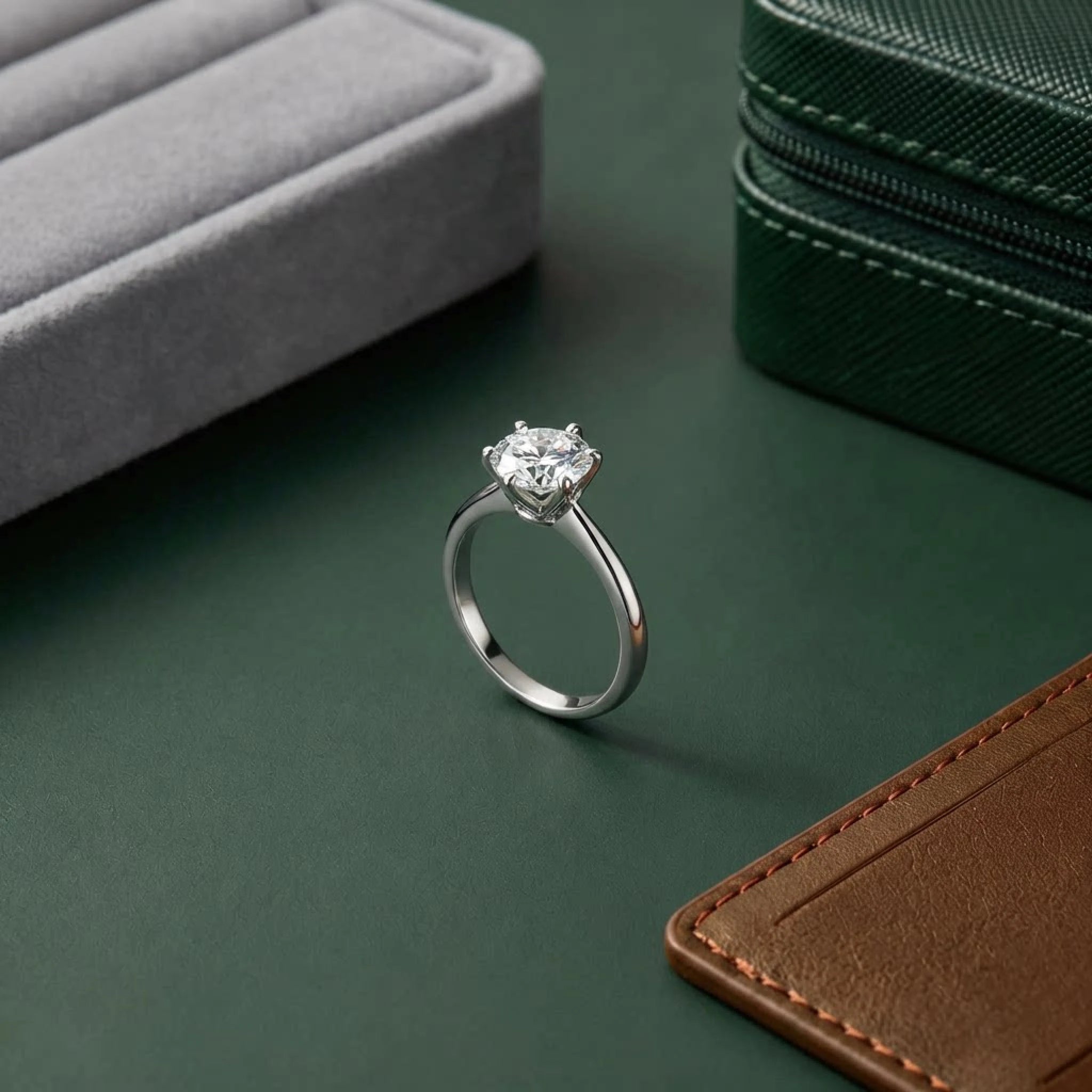 The VIVA Legacy Ring | 6-Prong Crown Moissanite Solitaire