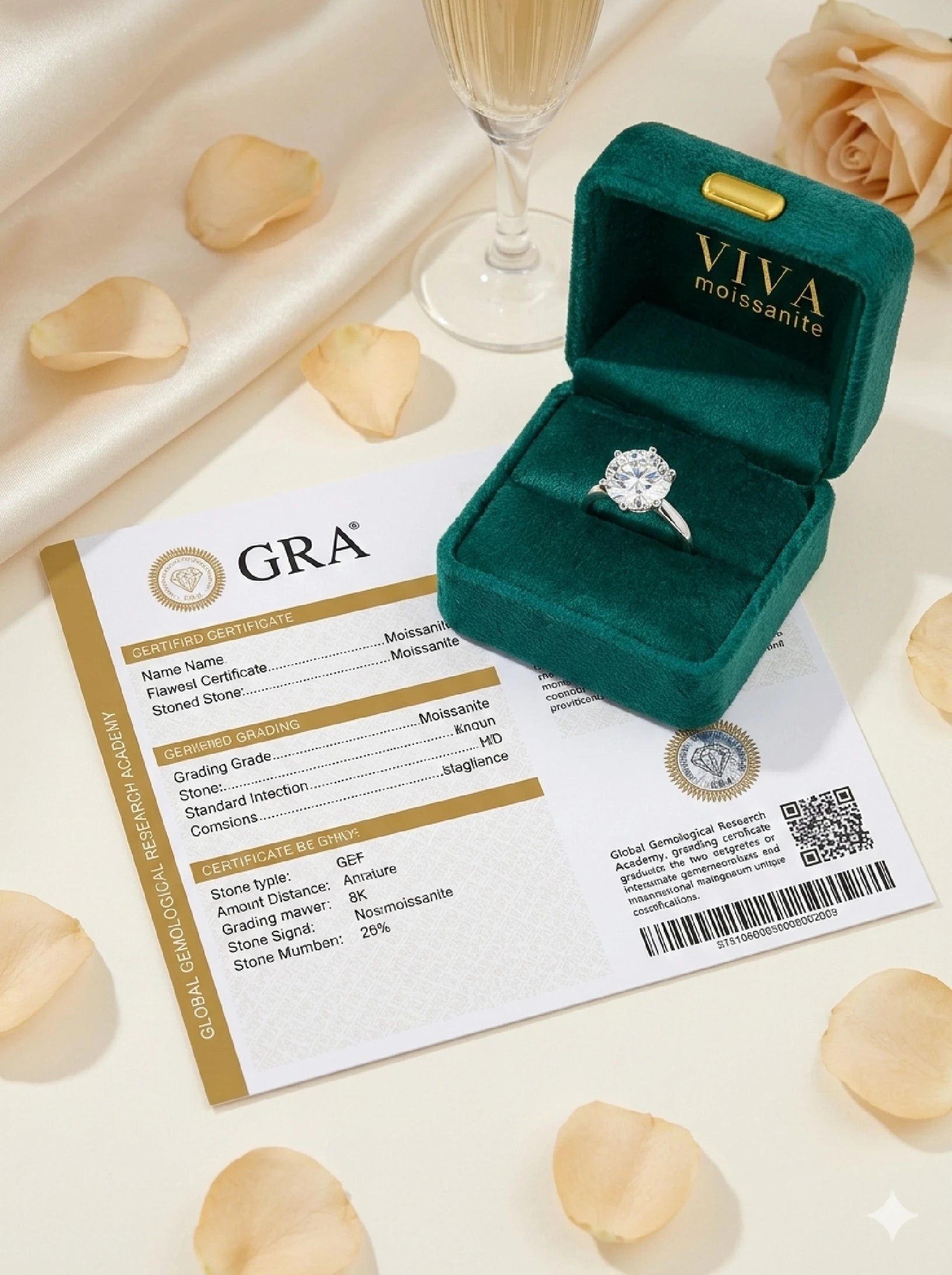 The VIVA Legacy Ring | 6-Prong Crown Moissanite Solitaire