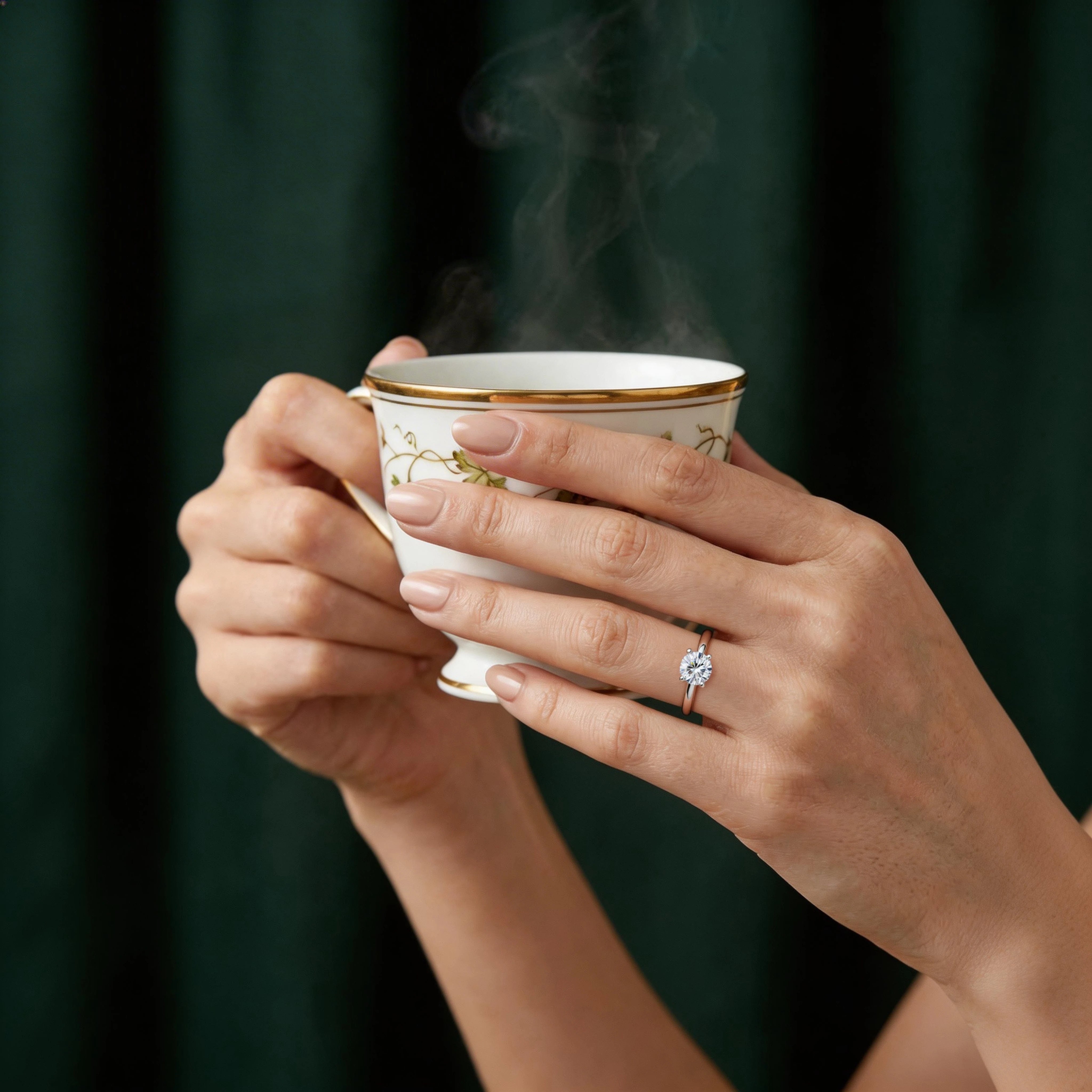 The VIVA Legacy Ring | 6-Prong Crown Moissanite Solitaire