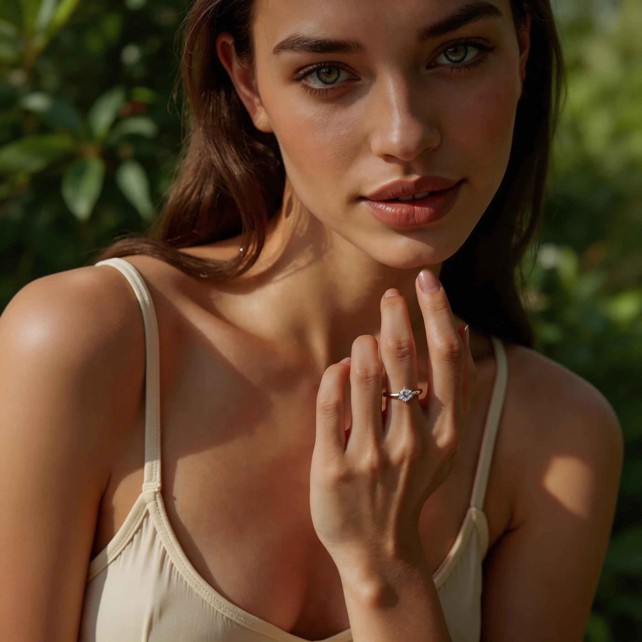 The VIVA Legacy Ring | 6-Prong Crown Moissanite Solitaire